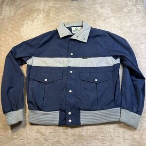 VTG Pacific Trail Sportswear Jacket Sz XL Retro Full Zip Pocket Striped